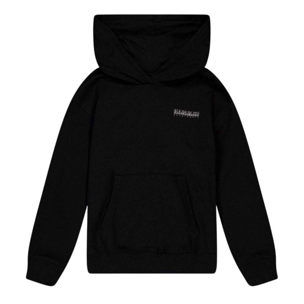 Napapijri Childrens/Kids Back Print Hoodie / Black Beauty
